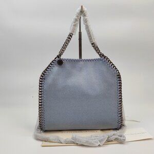 Stella McCartney: Shimmer Faux Leather Mini Falabella Crossbody Bag